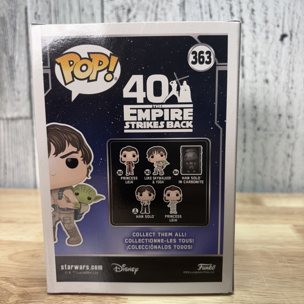 Luke Skywalker & Yoda 363 ~ Star Wars: The Empire Strikes Back ~ Funko Pop Vinyl - Picture 4 of 7